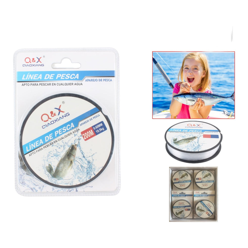 Hilo de Pesca 200m (0.6mm) - Q&X
