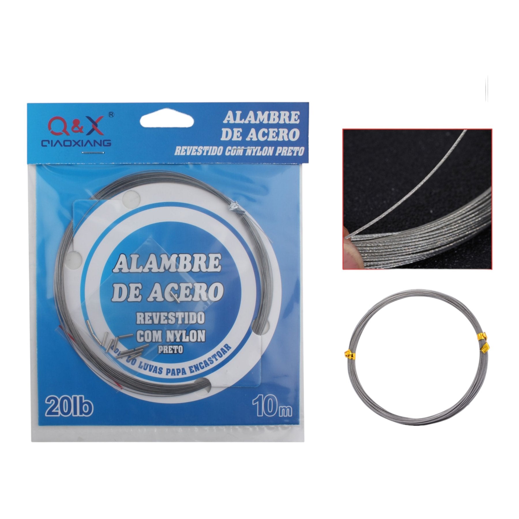 Cable Delantero De Pesca En El Mar De 10M 20Lb - Q&X