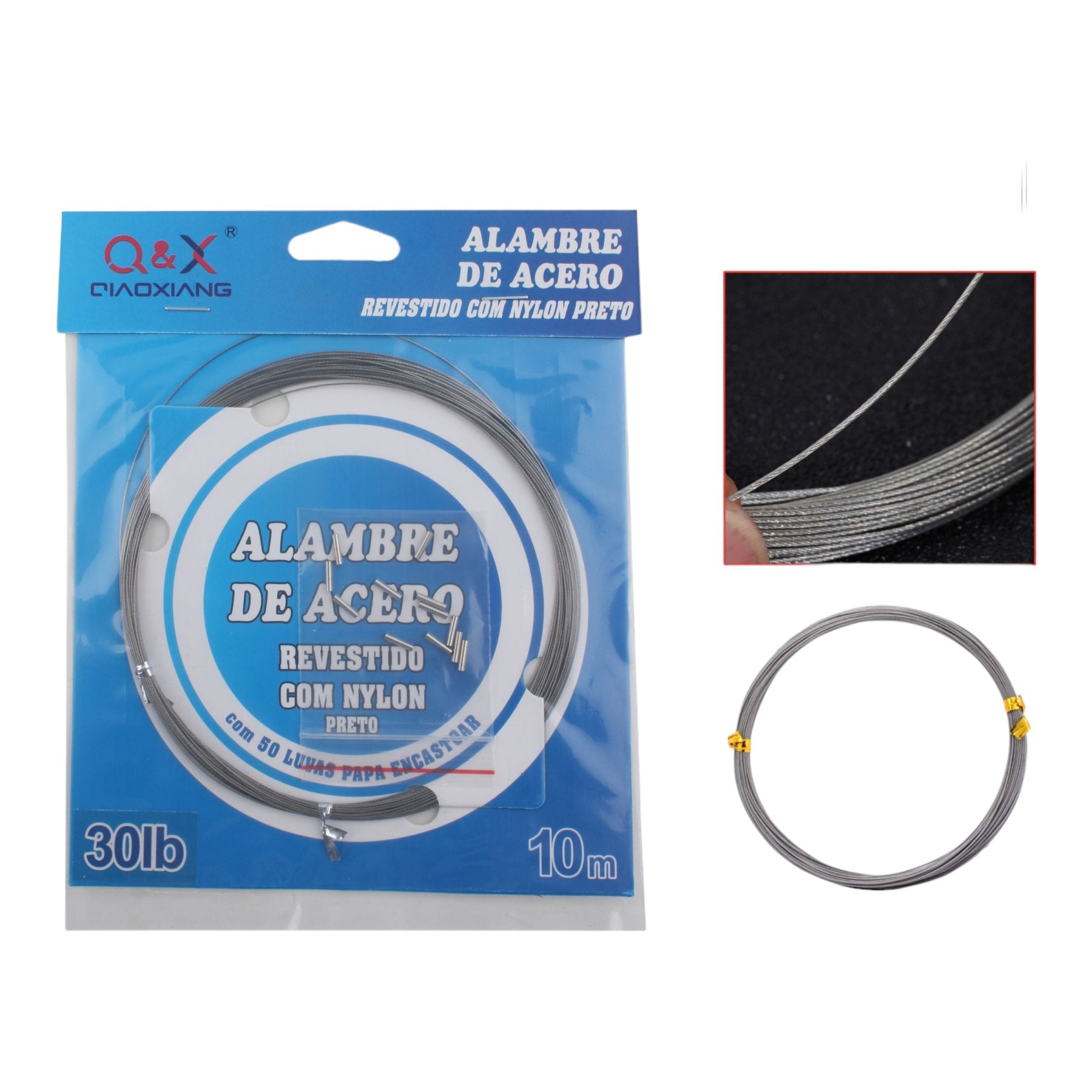 Cable Delantero De Pesca En El Mar De 10M 30Lb - Q&X