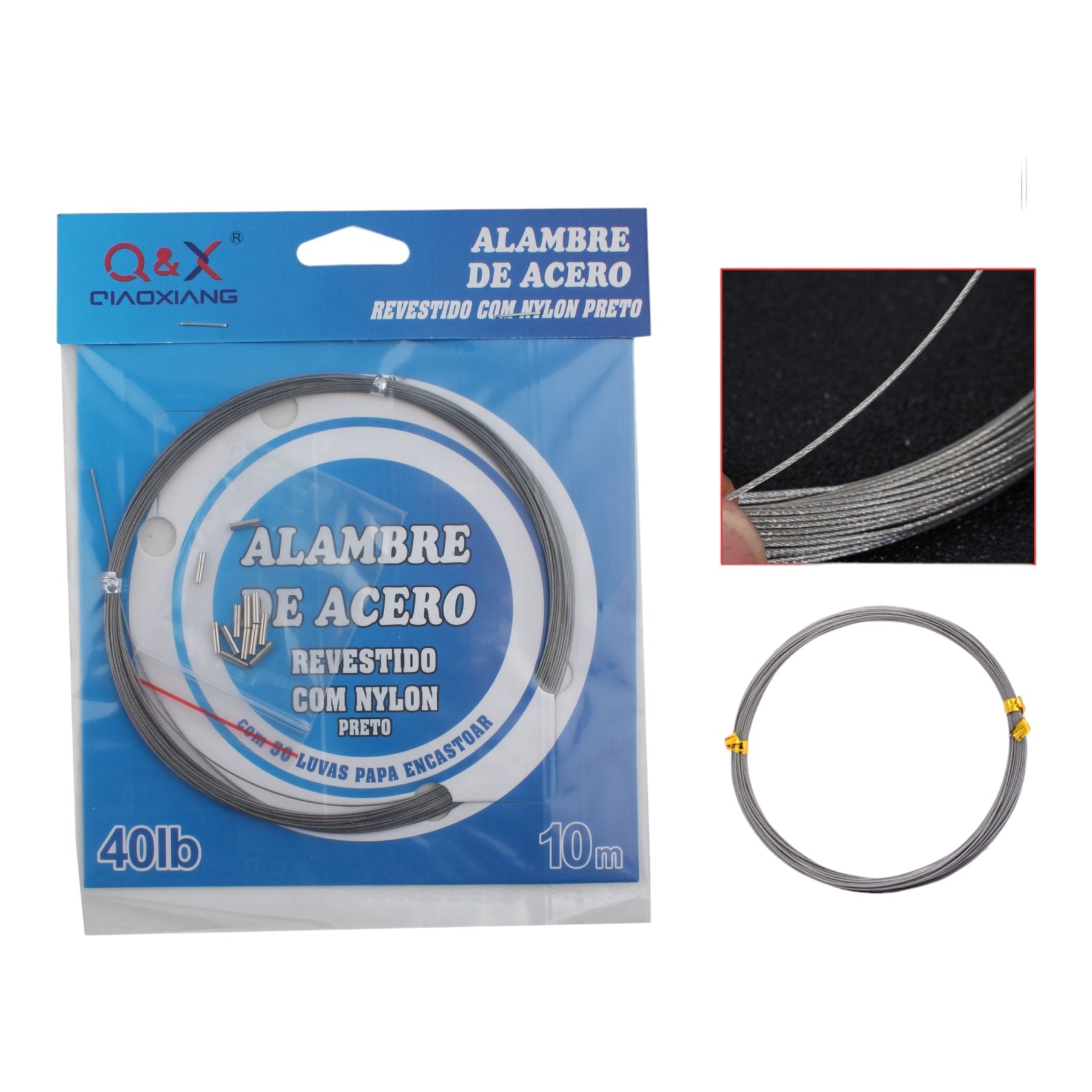 Cable Delantero De Pesca En El Mar De 10M 40Lb - Q&X