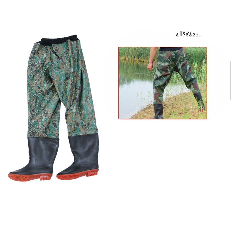 Pantalon impermeable de media altura con red de una capa (talla 43)