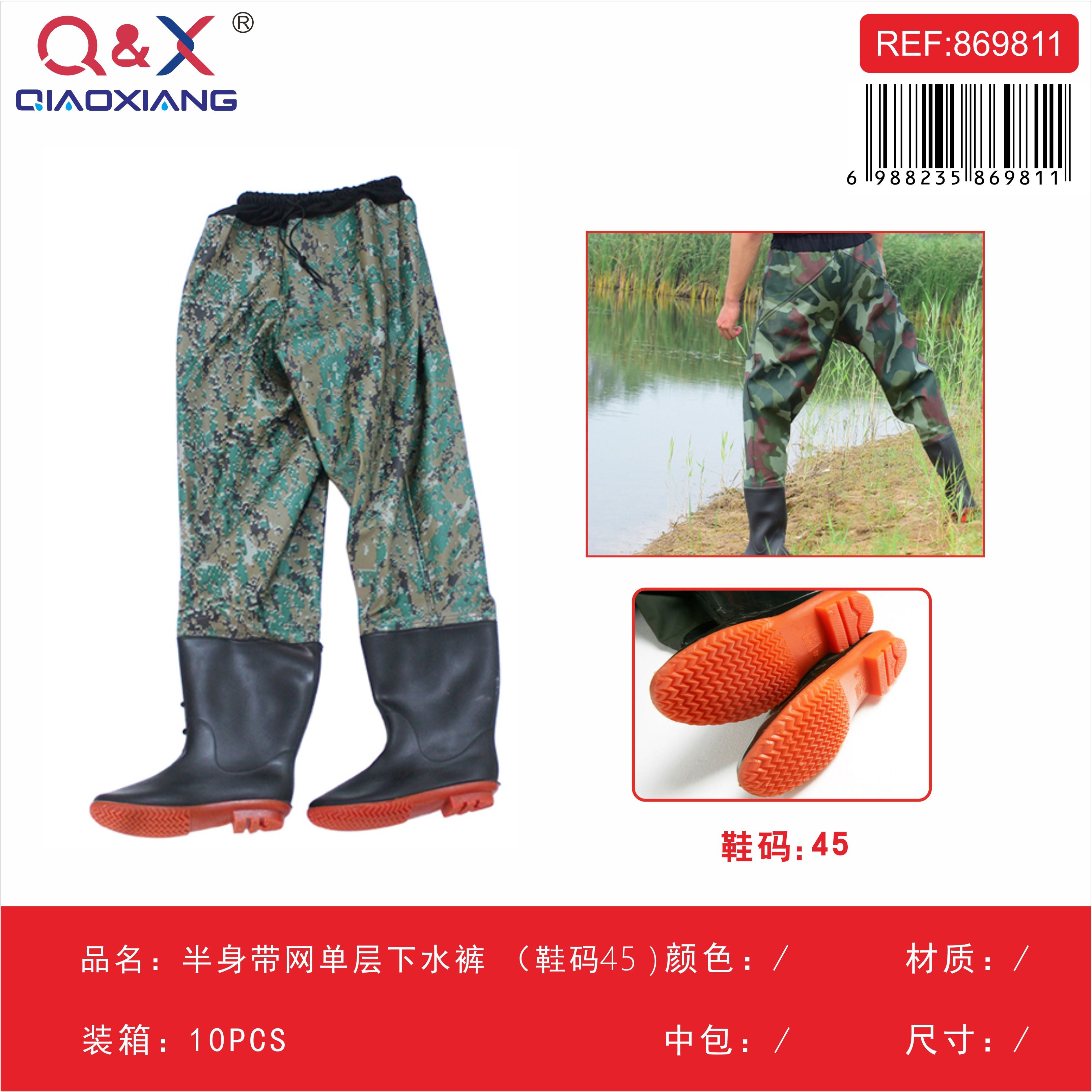 Waders de Pesca con Bota Talla 45