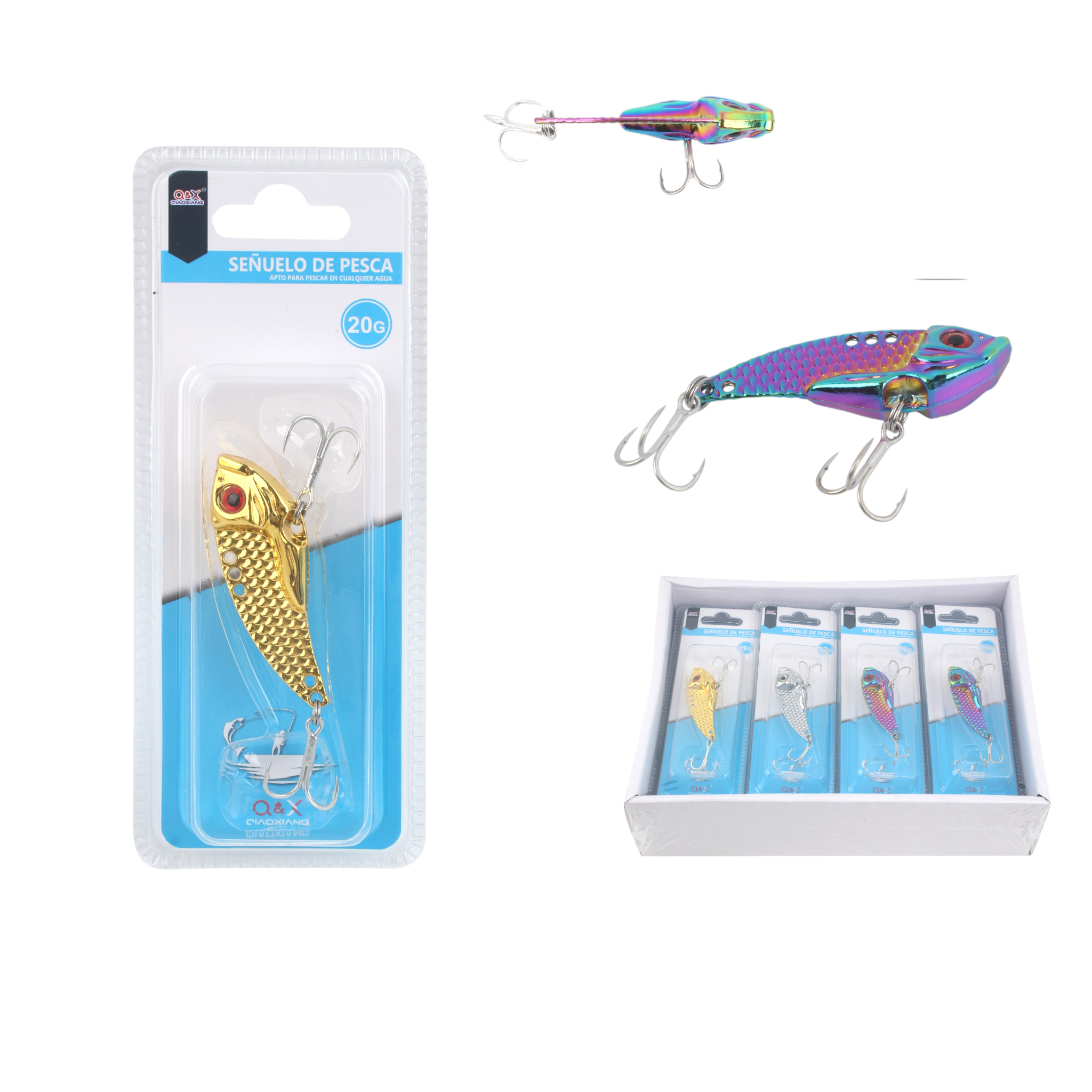 Señuelo VIB aleación de zinc escamas de dragón 20 g