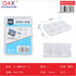 Caja plástica pequeña de 6 compartimentos 8×6×1,5 cm