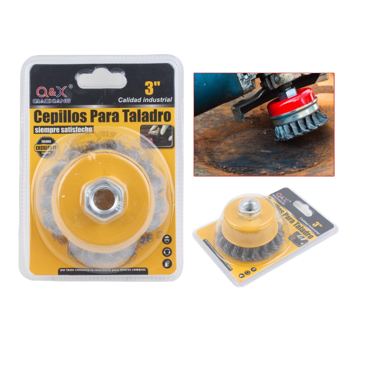 Cepillo Metálico para Taladro 3