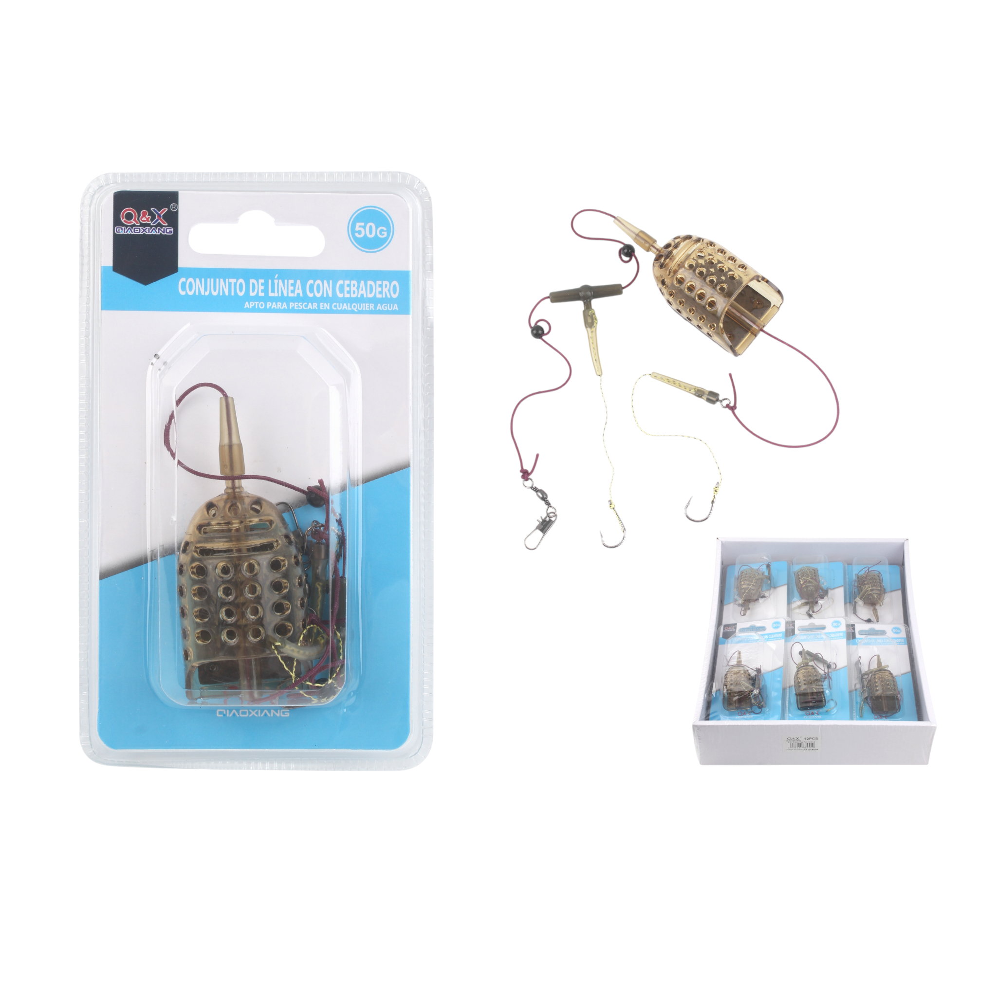 Kit cebador de pesca HD608 50 g