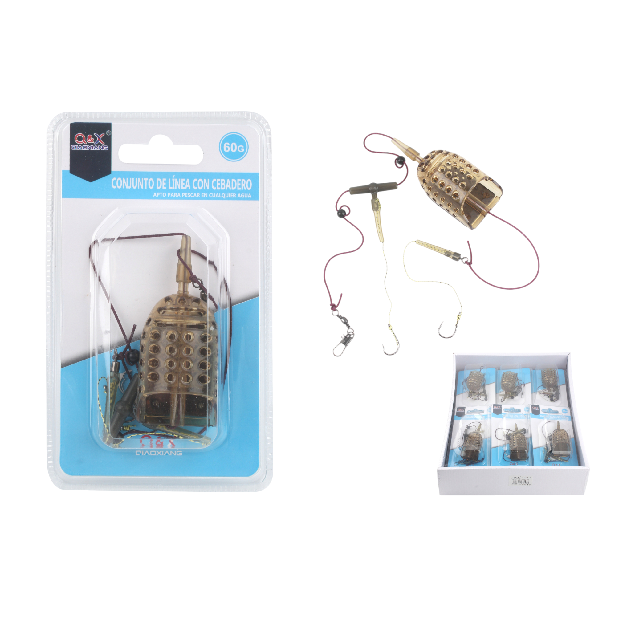 Kit cebador de pesca HD608 60 g
