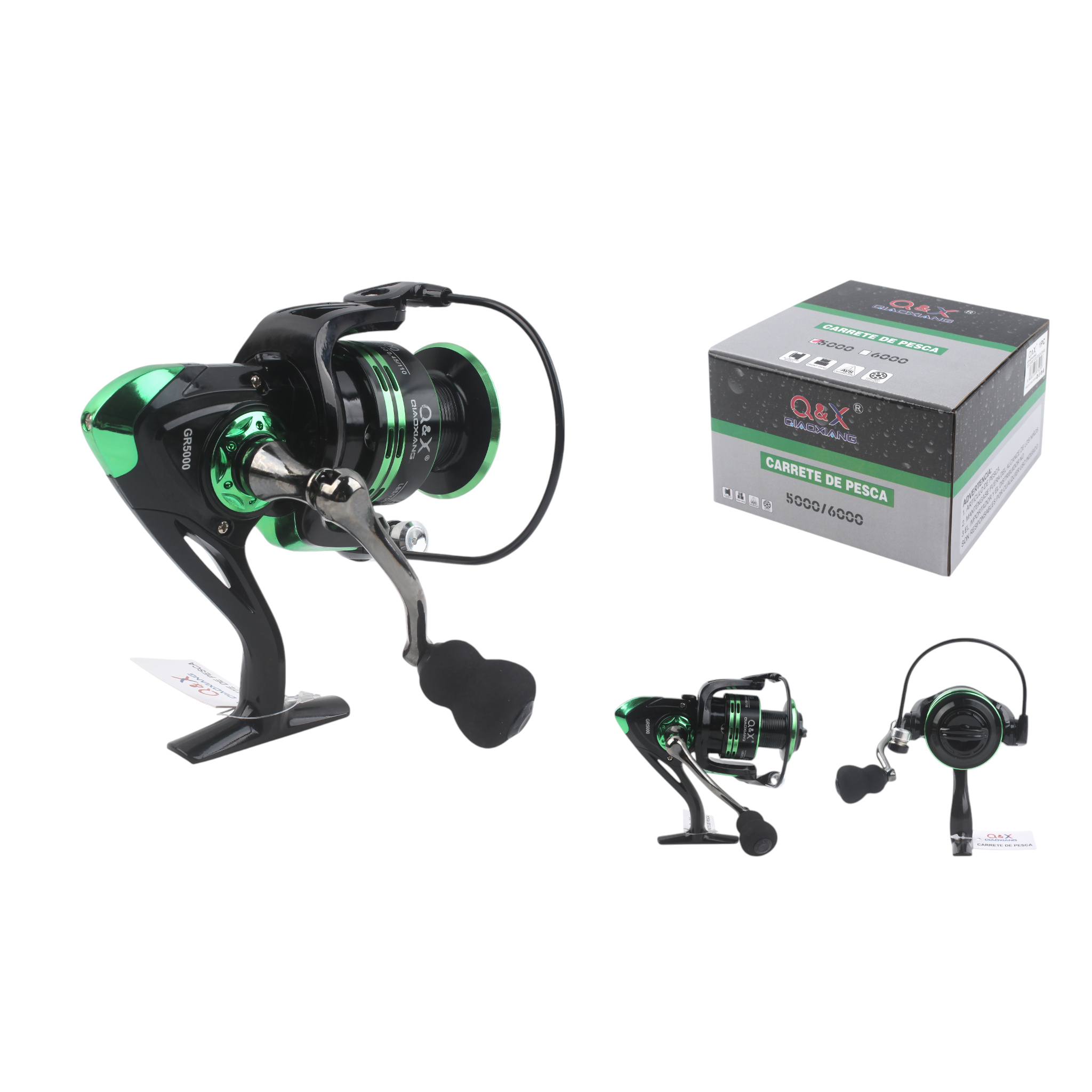 Carrete de pesca metálico GR2000