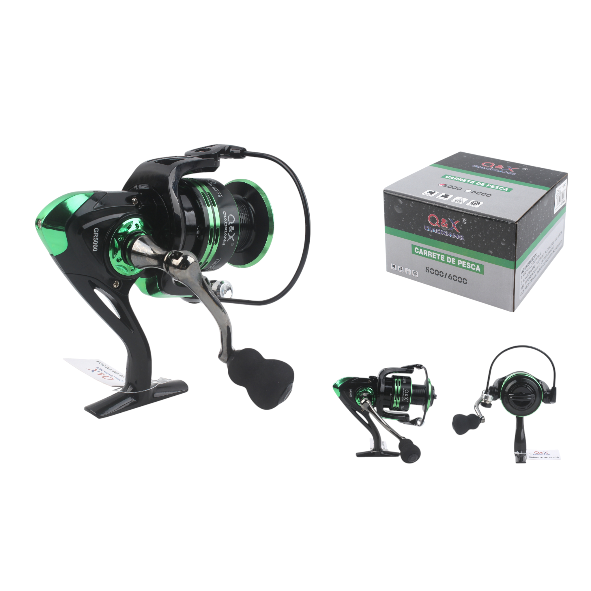 Carrete de pesca metálico GR6000