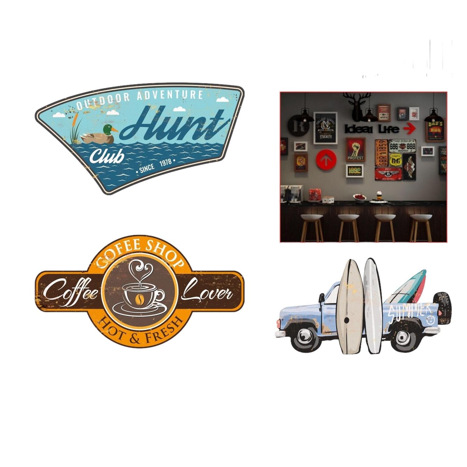 Cuadro Metalico Forma De Caminoneta