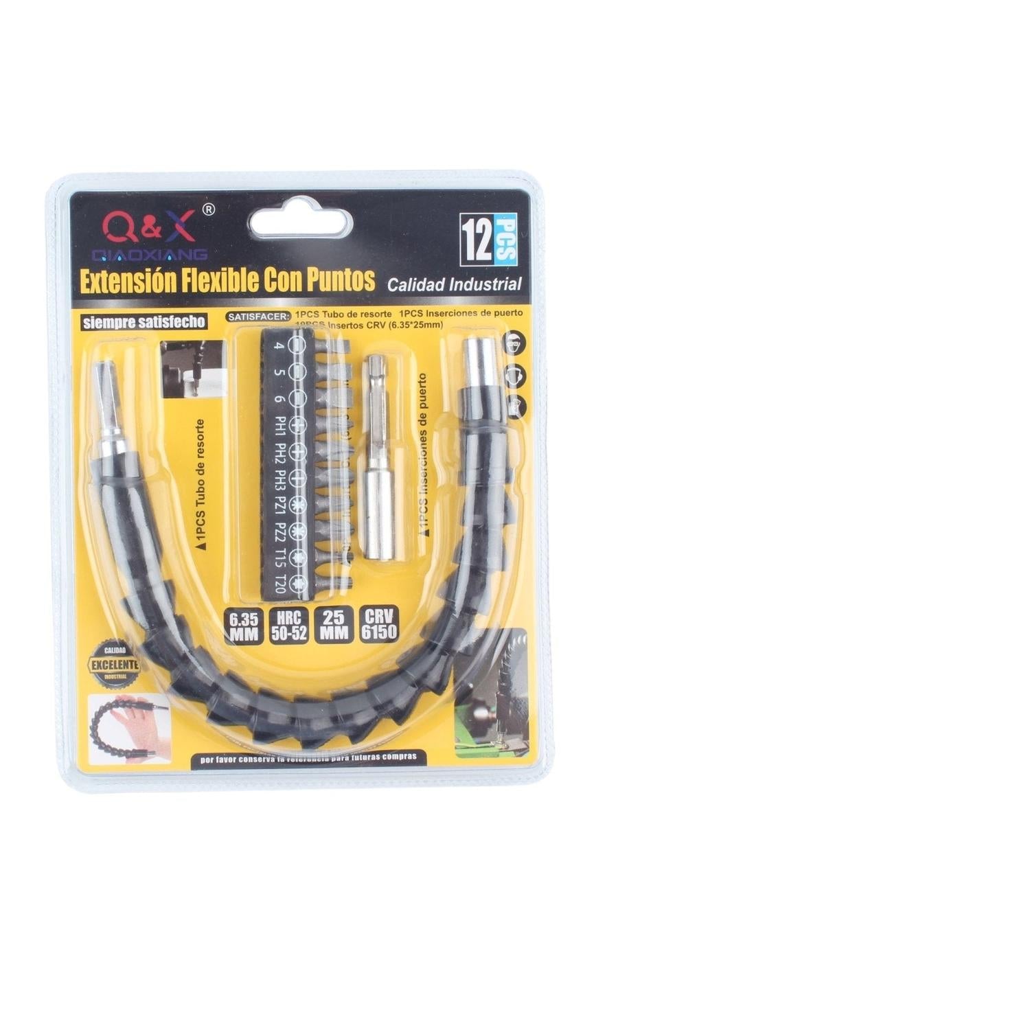 Broca De Eje Flexible 12Pcs