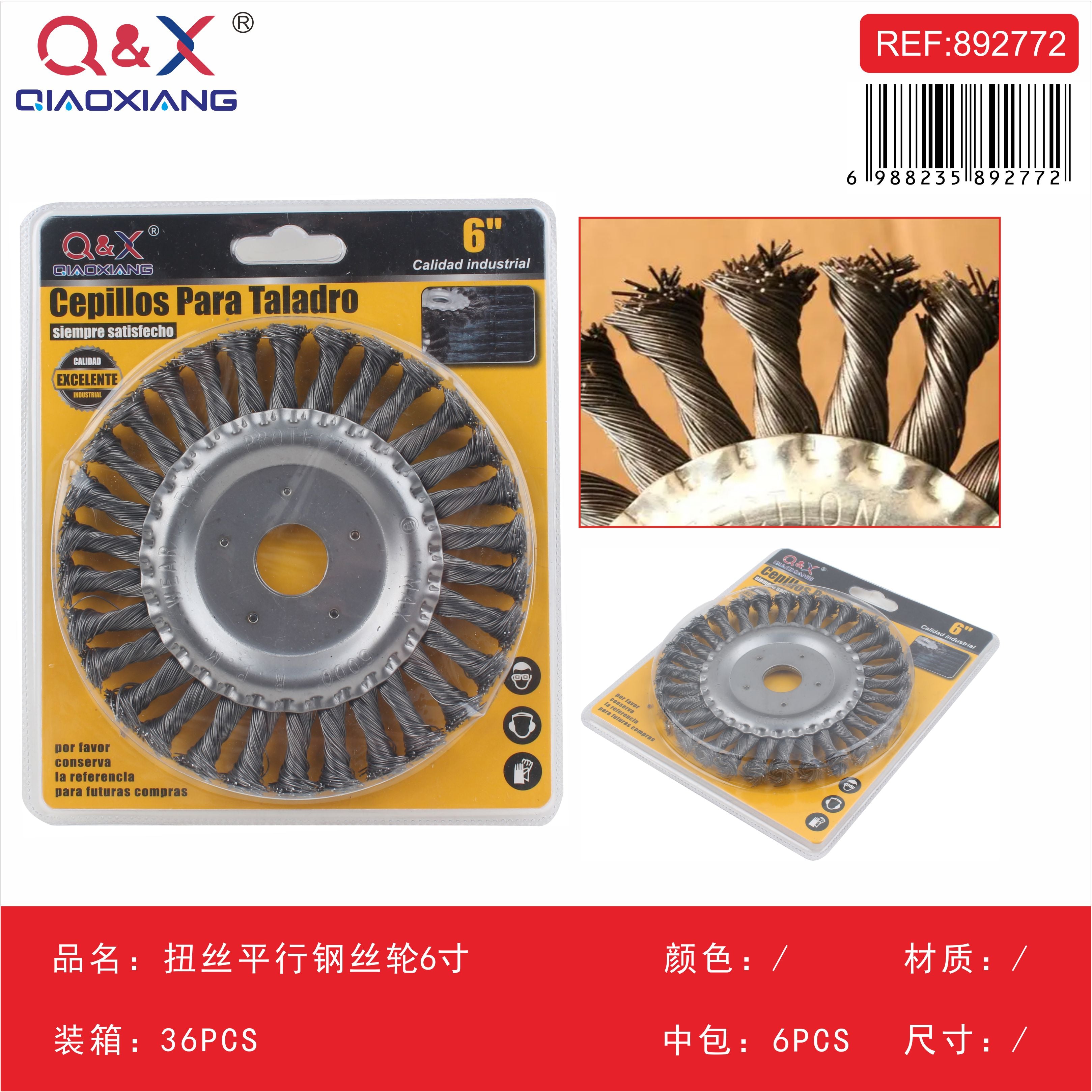 Rueda de alambre trenzado paralela 6Pulgada