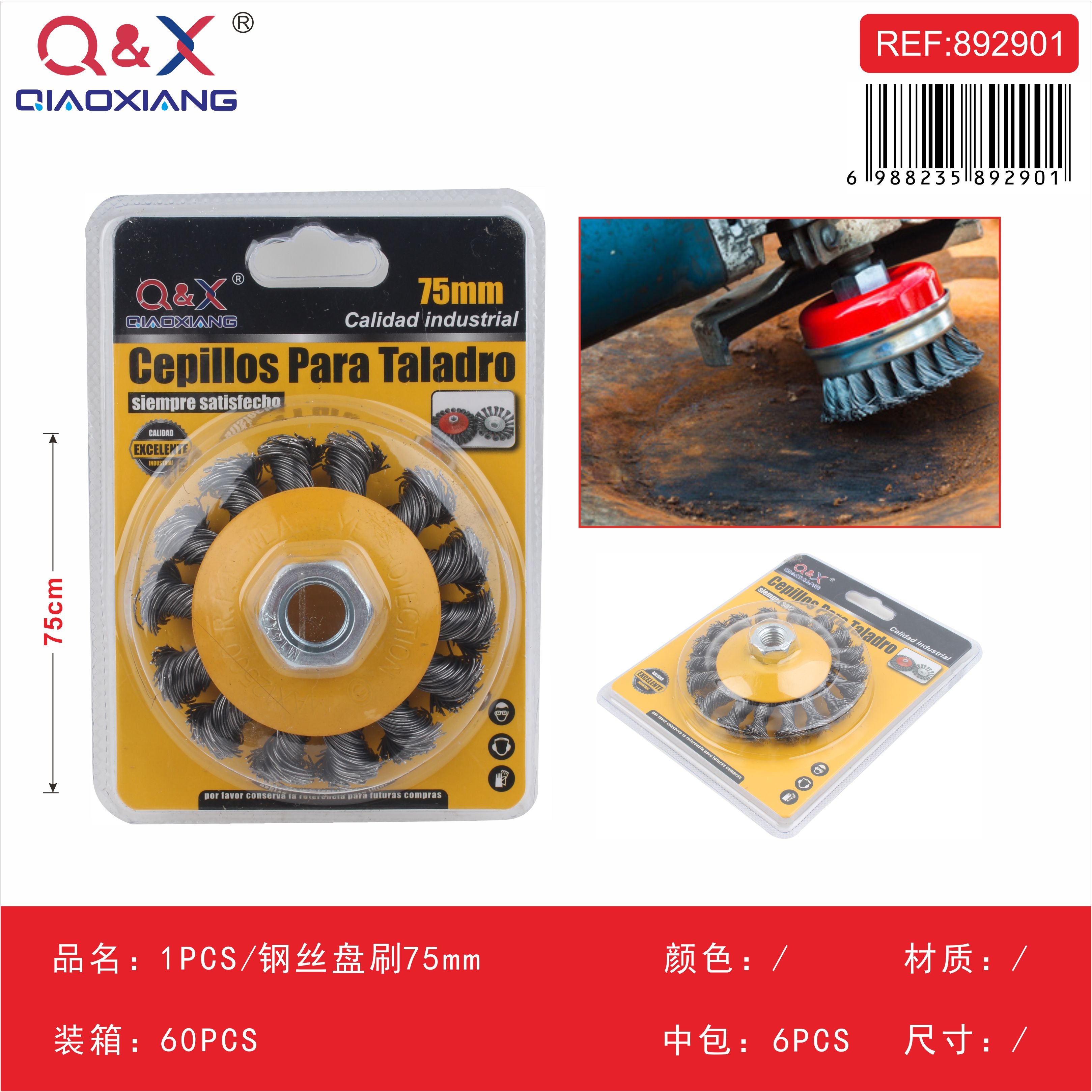 Cepillo de disco alambre 75 mm