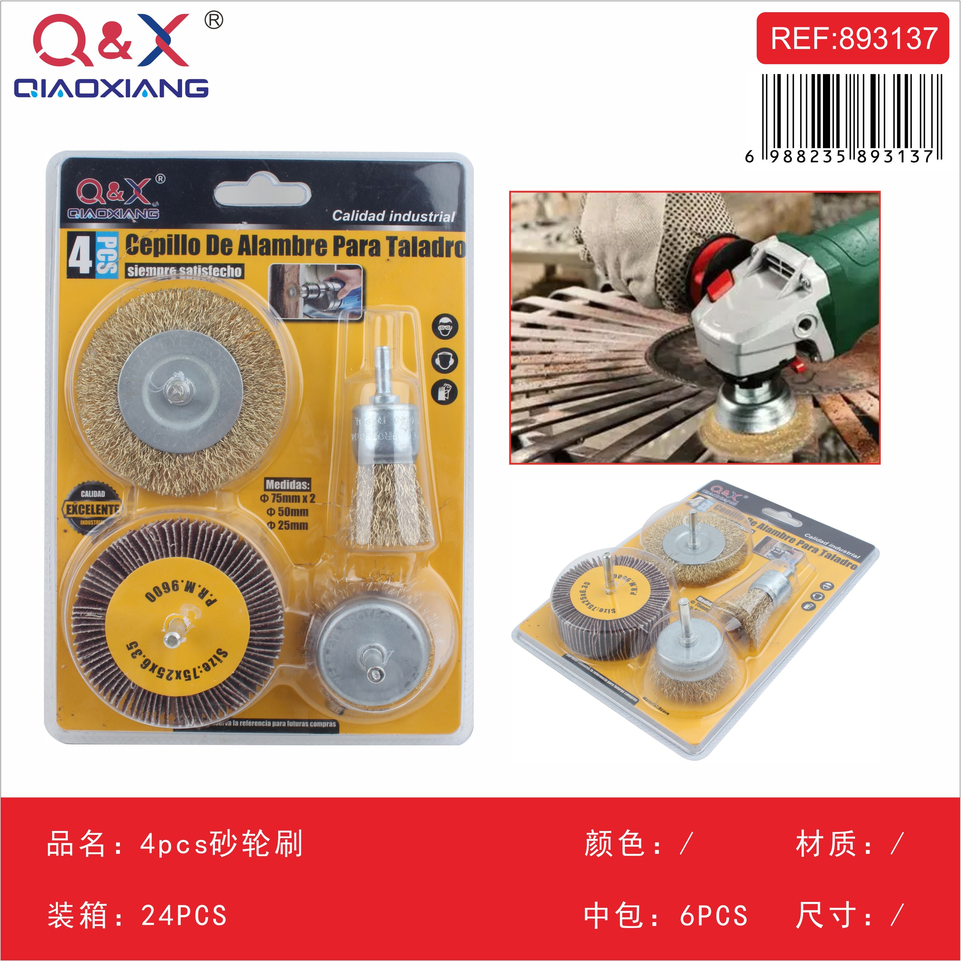 Cepillo de esmeril 4 pcs