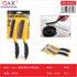 Cepillo de alambre mango plástico BR02 2 pcs (acero negro + acero inoxidable)