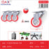 Pack de Ruedas Giratorias de PVC de 2 Pulgadas (50 mm) - Carga 30kg - Q&X