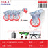 Pack de Ruedas Giratorias de PVC de 4 Pulgadas (100 mm) - Carga 135kg - Q&X