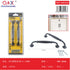 Tirador de aluminio negro modelo B-6 128 mm