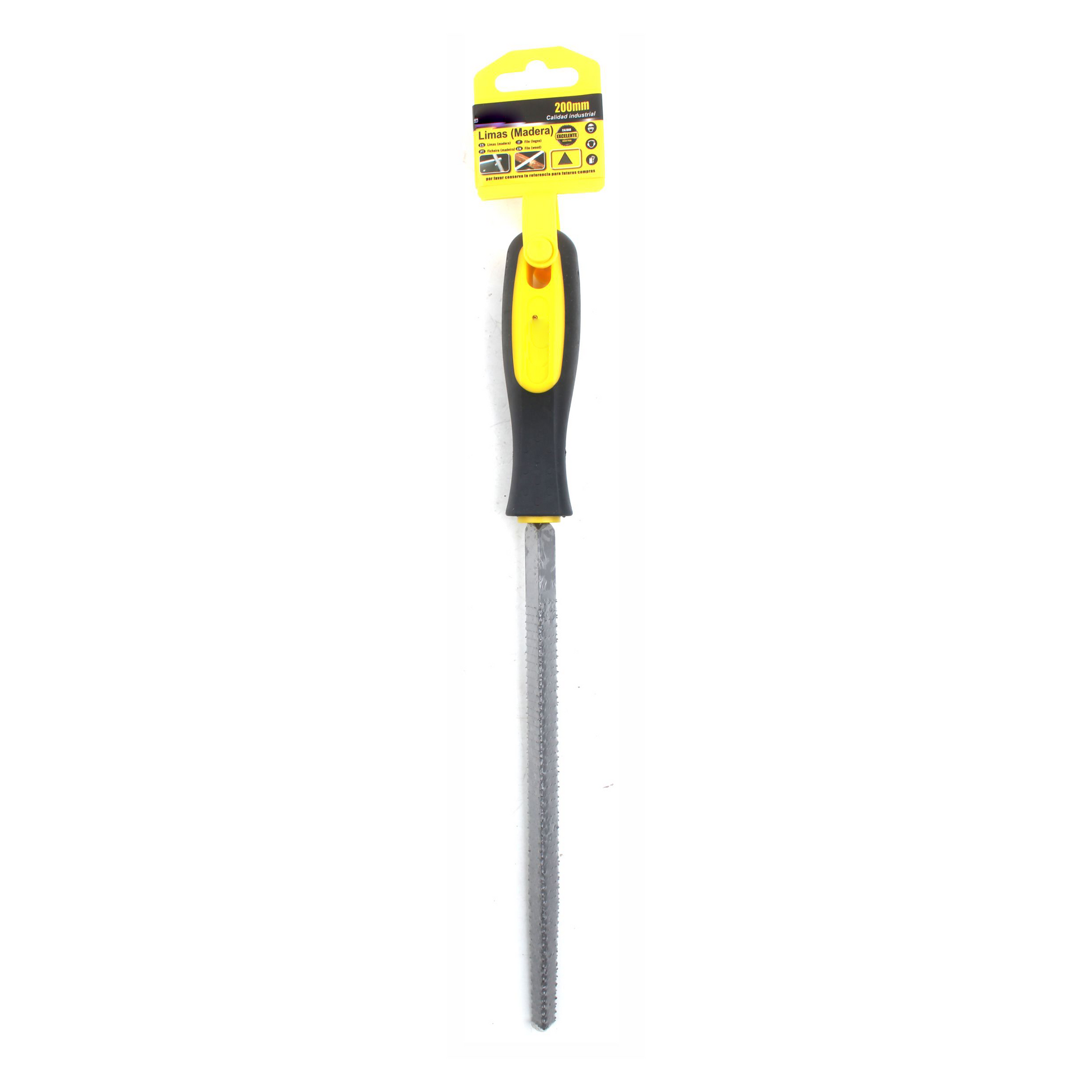 Lima de acero tipo Cincel triangular de 200mm para madera - Q&X
