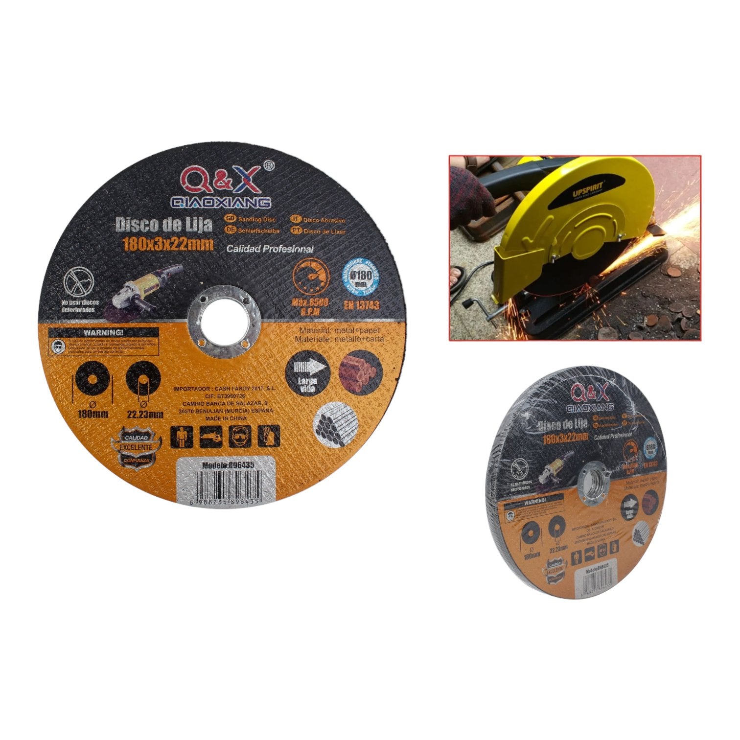 Muela Abrasiva 180Cm*3Mm - Q&X