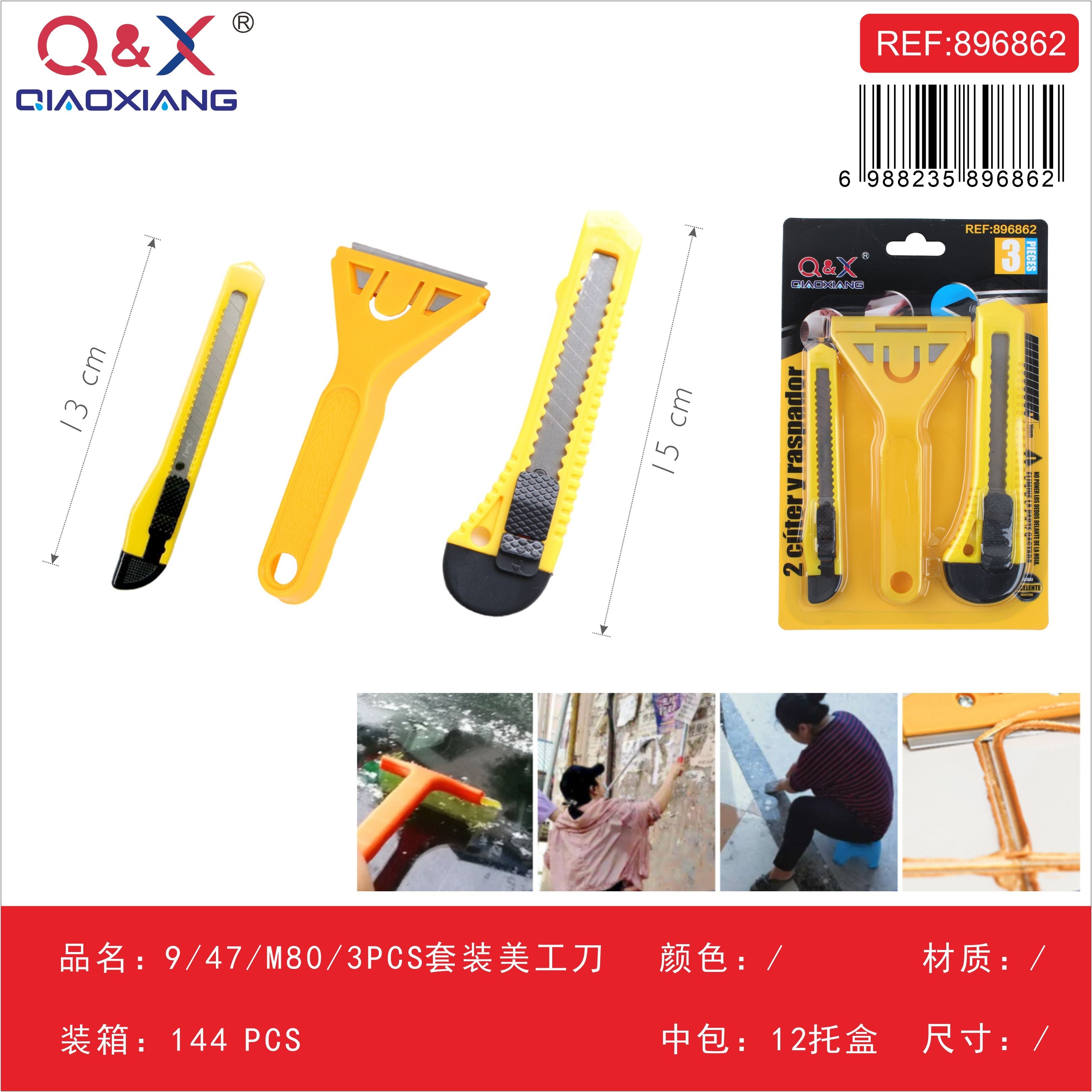 Set cúter 9/47/M80 3 pcs