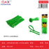 Pack de 40 Amarracables de Nylon Verdes (3.6 x 200 mm) - Q&X Qiaoxiang