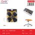 4 pcs rueda para silla base plana 2Pulgada