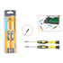 2 Destornilladores Con Mango Bicolor Pulgadat9/T10Pulgada