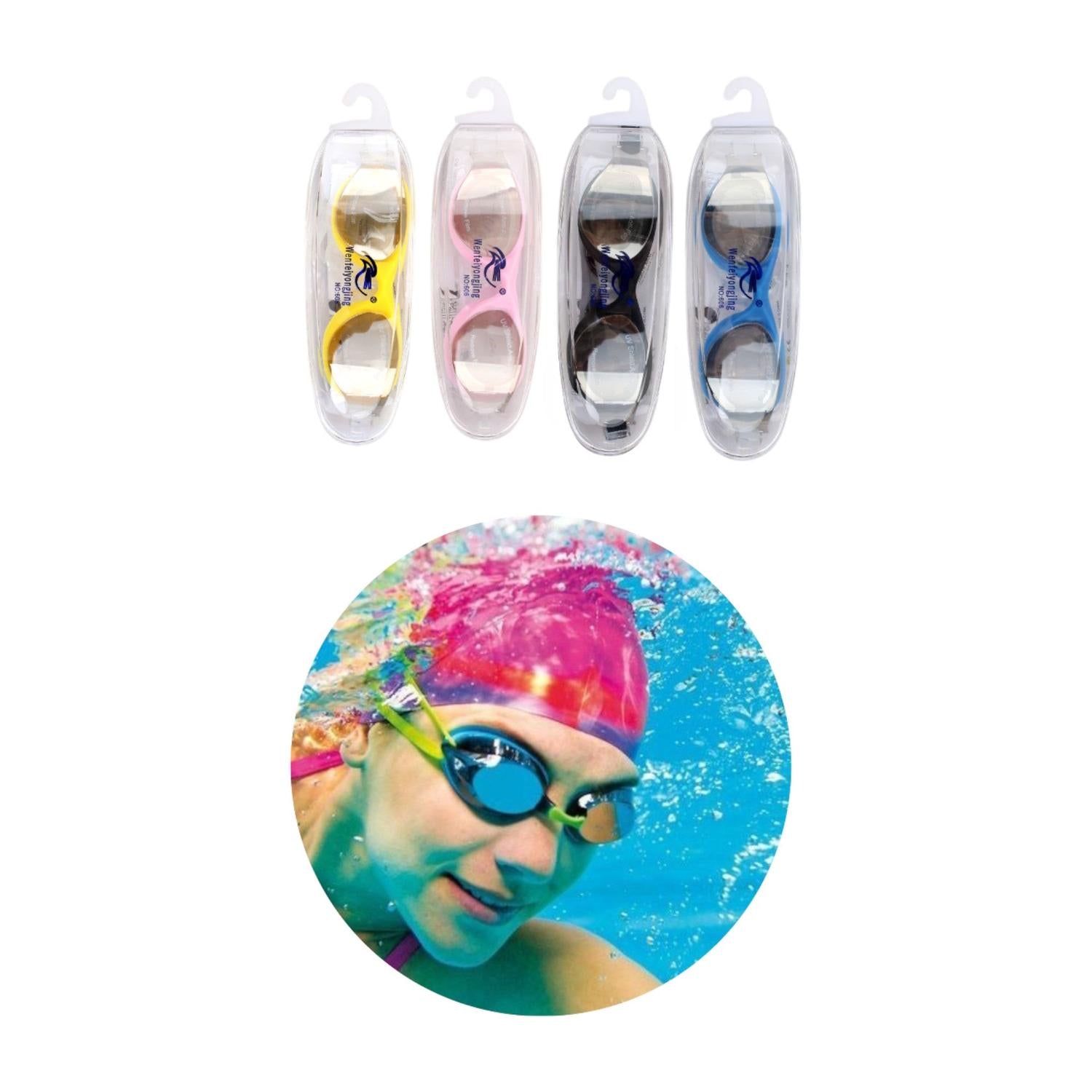 🏊 Gafas de Natación Qiaoxiang Modelo 606A
