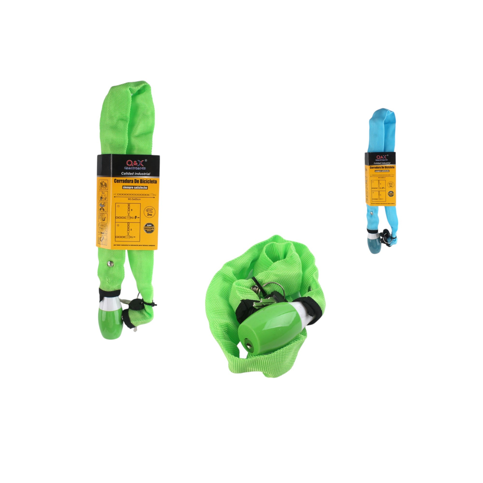 Candado de cadena tipo florero para bicicleta 3.5*65cm