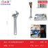 Llave inglesa ajustable cromada mango liso 8 pulgadas