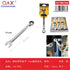 Llave combinada con carraca 15 mm cromada
