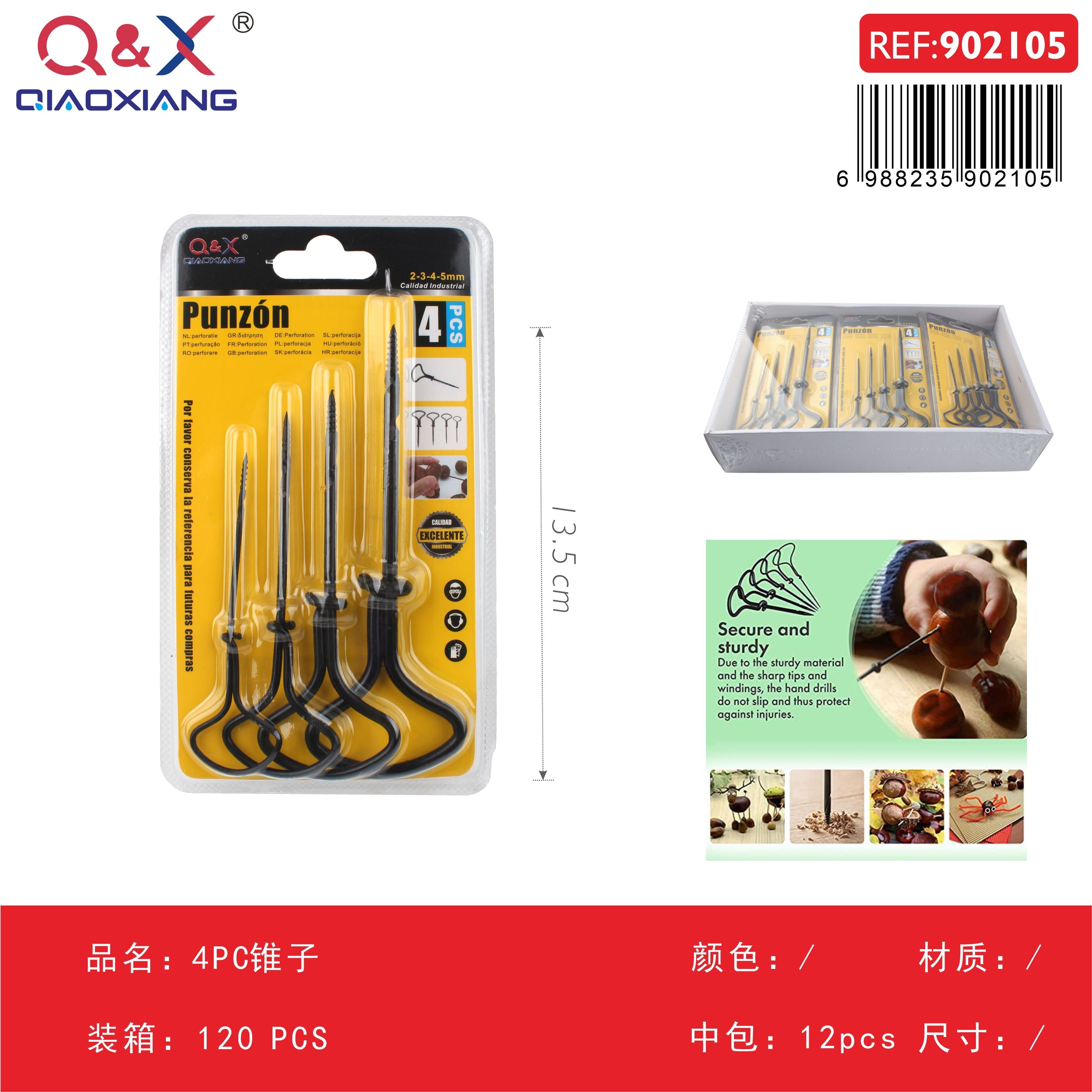 Set 4 pcs punzón