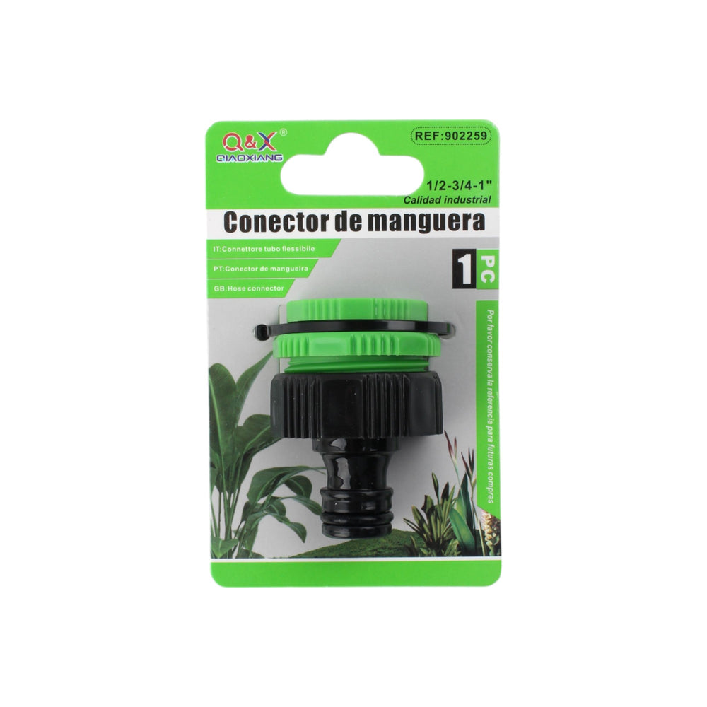Adaptador para grifo triple 1/2 a 3/4 a 1