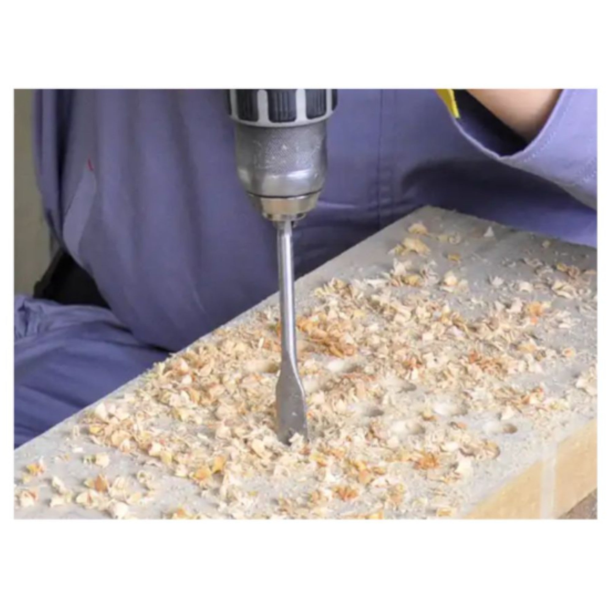 Broca plana para madera 7 mm