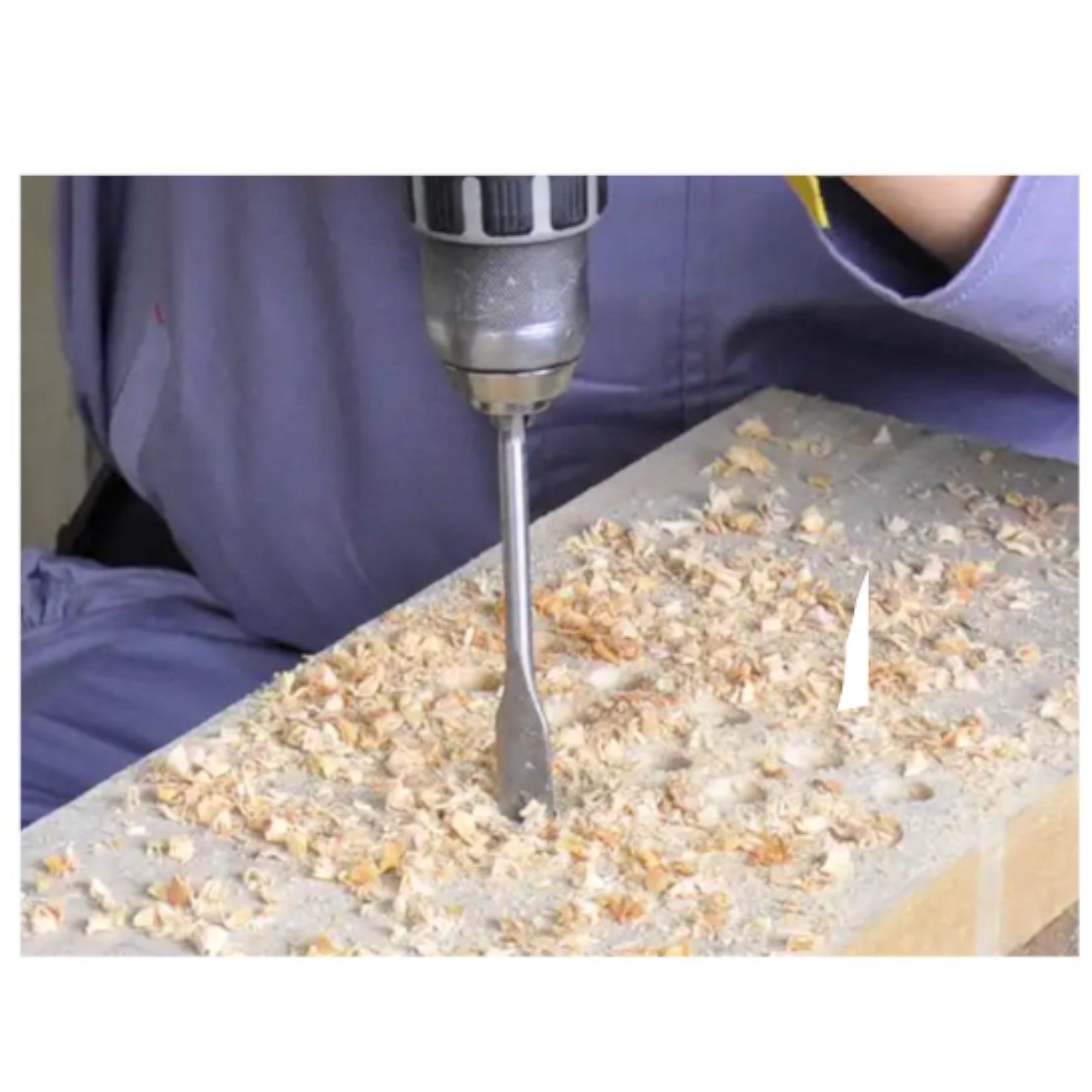 Broca plana para madera 13 mm