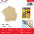 Papel de lija para madera 230 × 280 mm – grano 80, 5 piezas