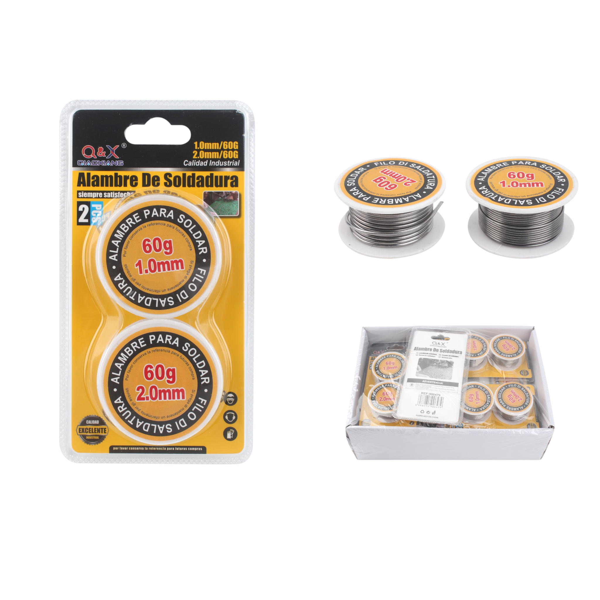 Kit soldadura 2.0 mm + 1.0 mm (2 pzs)