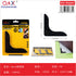 Adhesivos antideslizantes para alfombra cuadrados pack 4 unidades 123 x 123 mm
