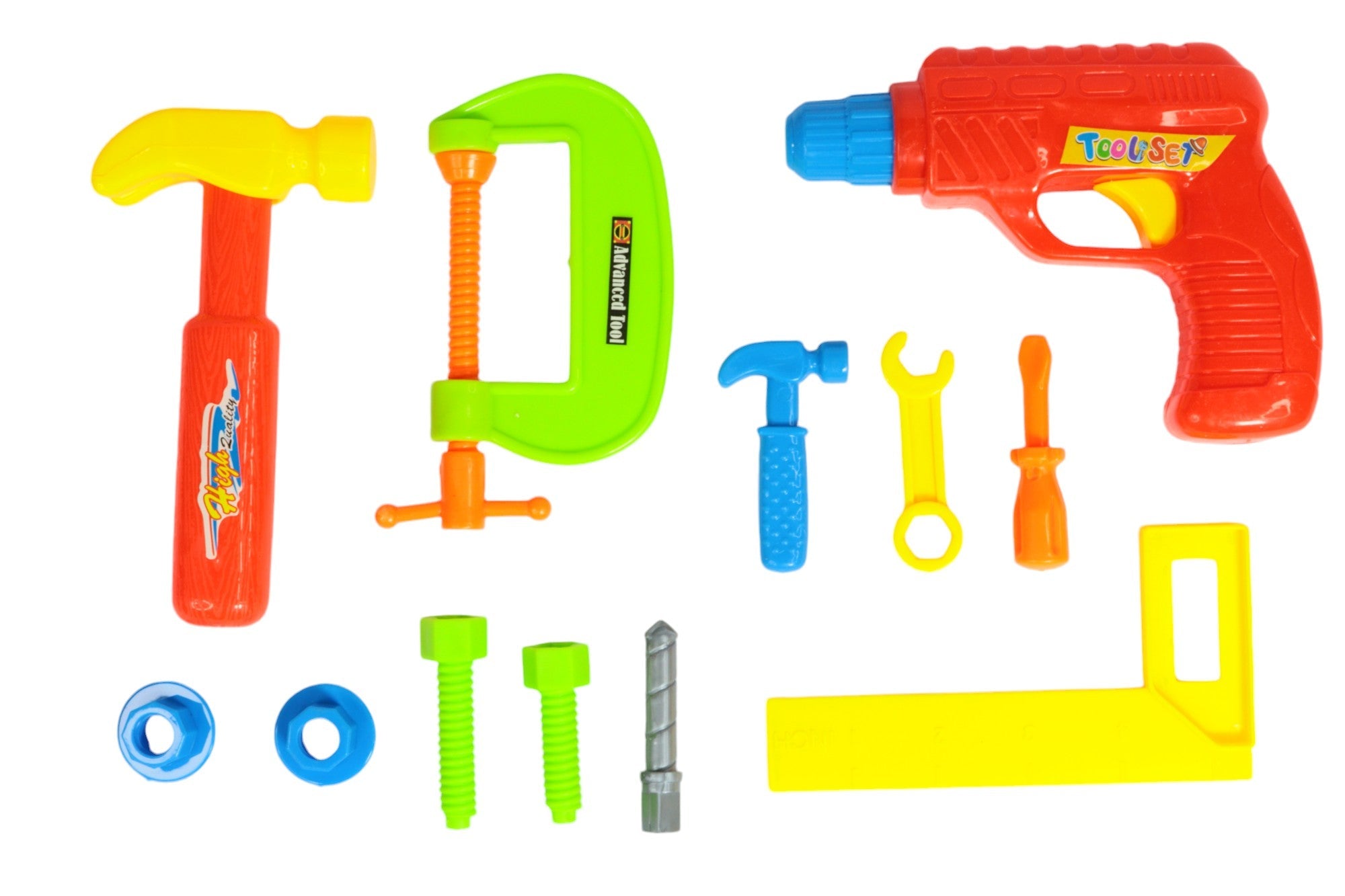 Set de herramientas 12 piezas con taladro TOOL