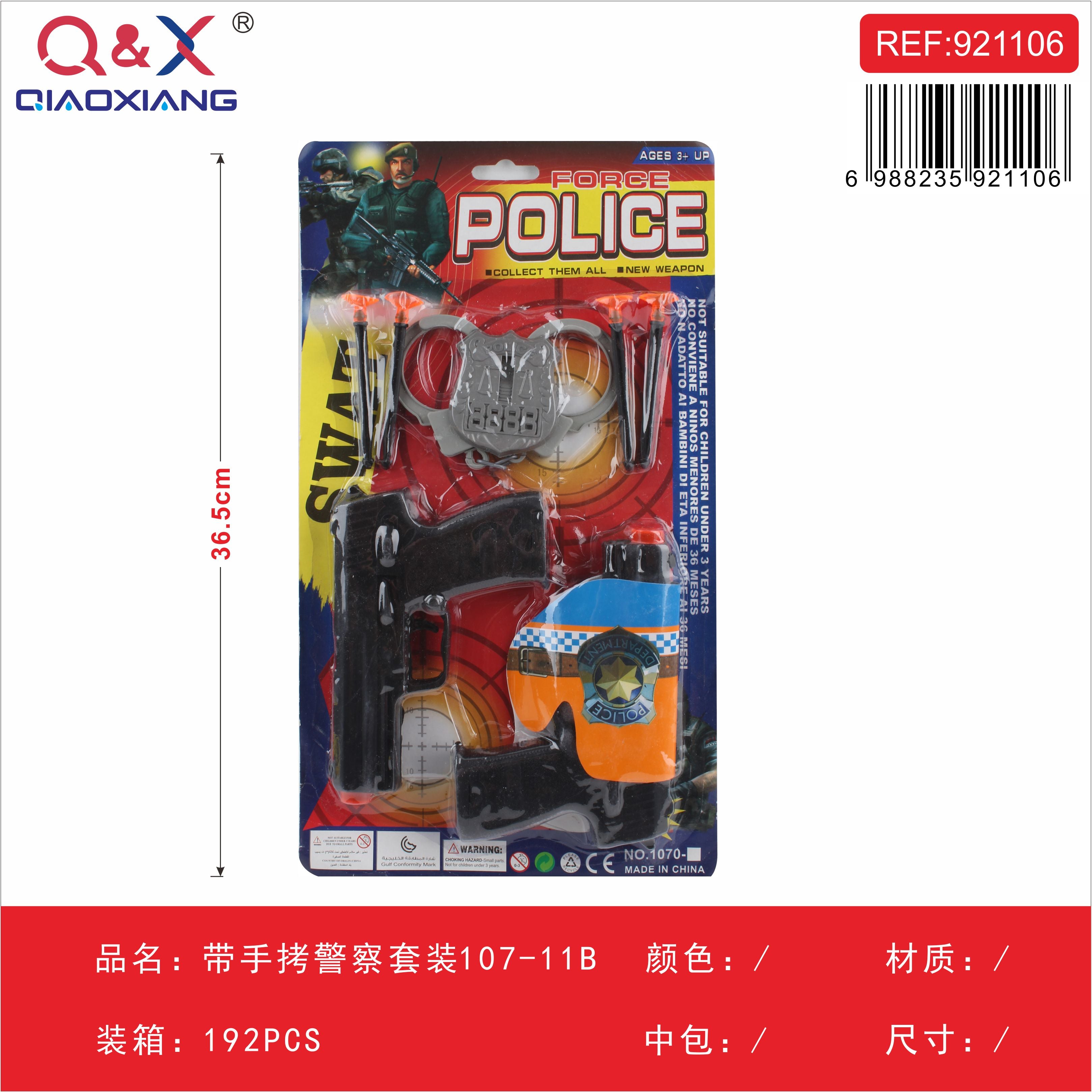 Set de policía con esposas 107-11B