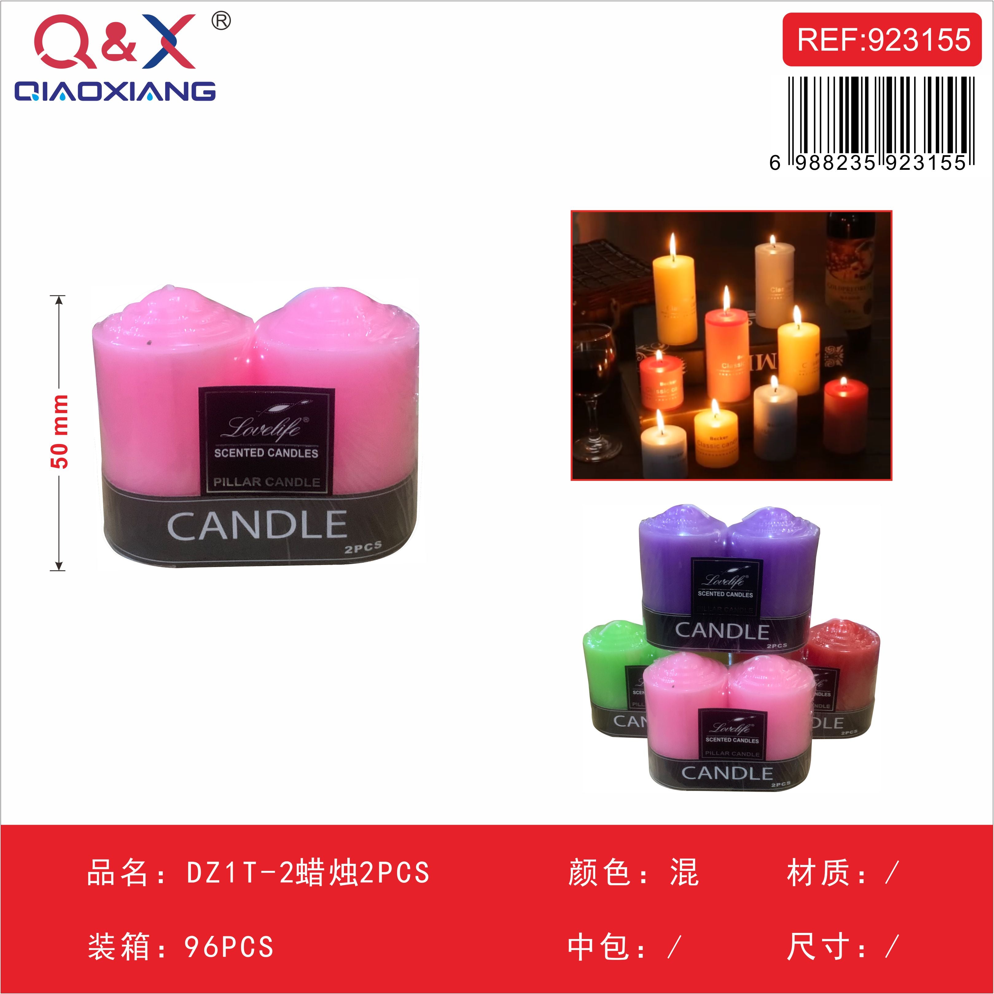 Vela decorativa pack x2 – DZ1T-2