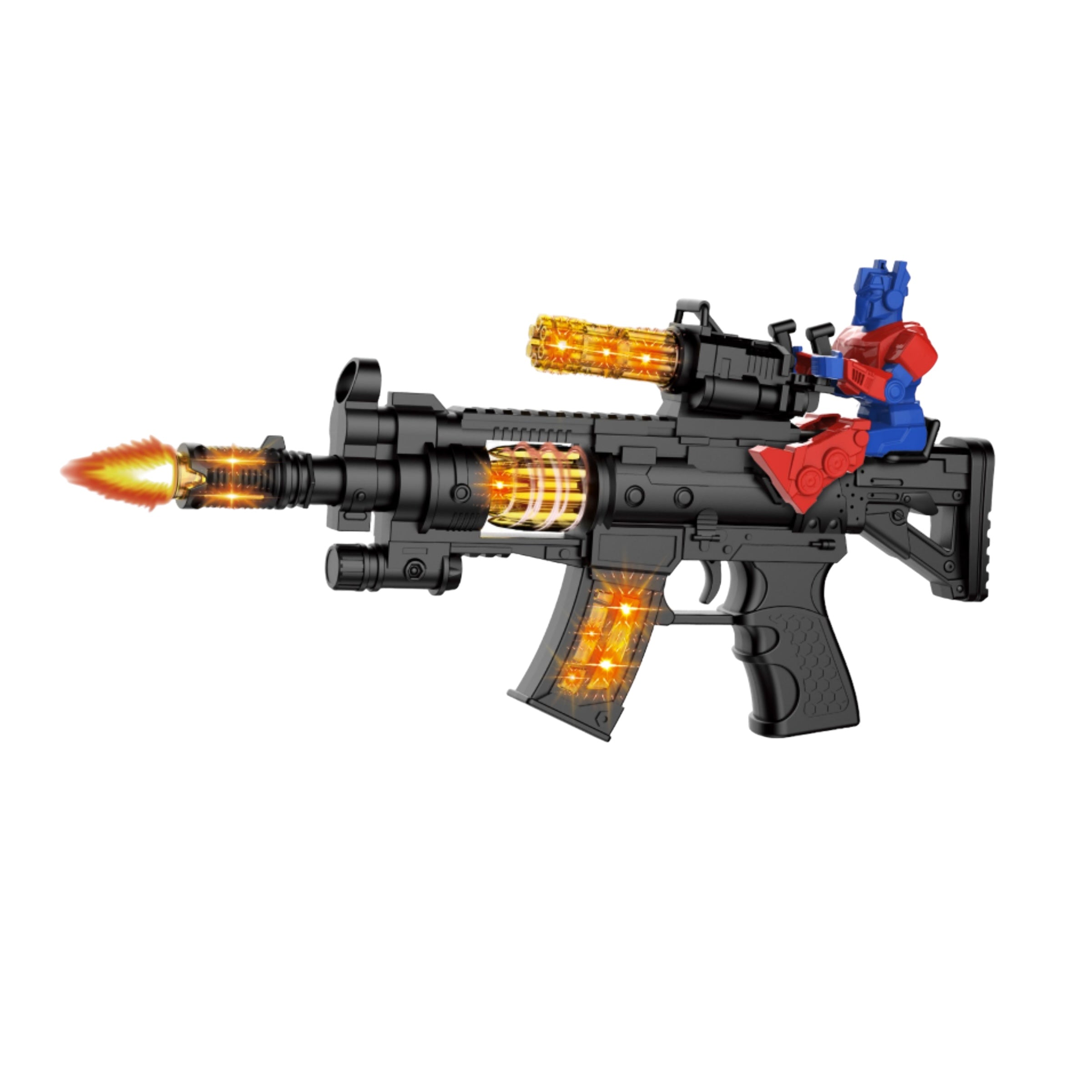 Rifle de Juguete Automático con Luces y Sonido