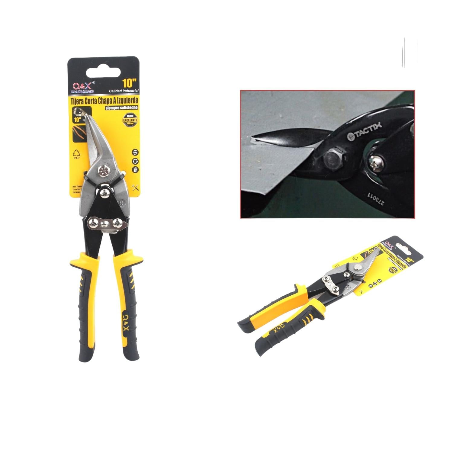 Tijeras De Aviaci¨®n Pulidas De 10 Pulgadas (Izquierda)