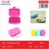 Pastillero colores 6 compartimentos surtido 9.5*6.5*3