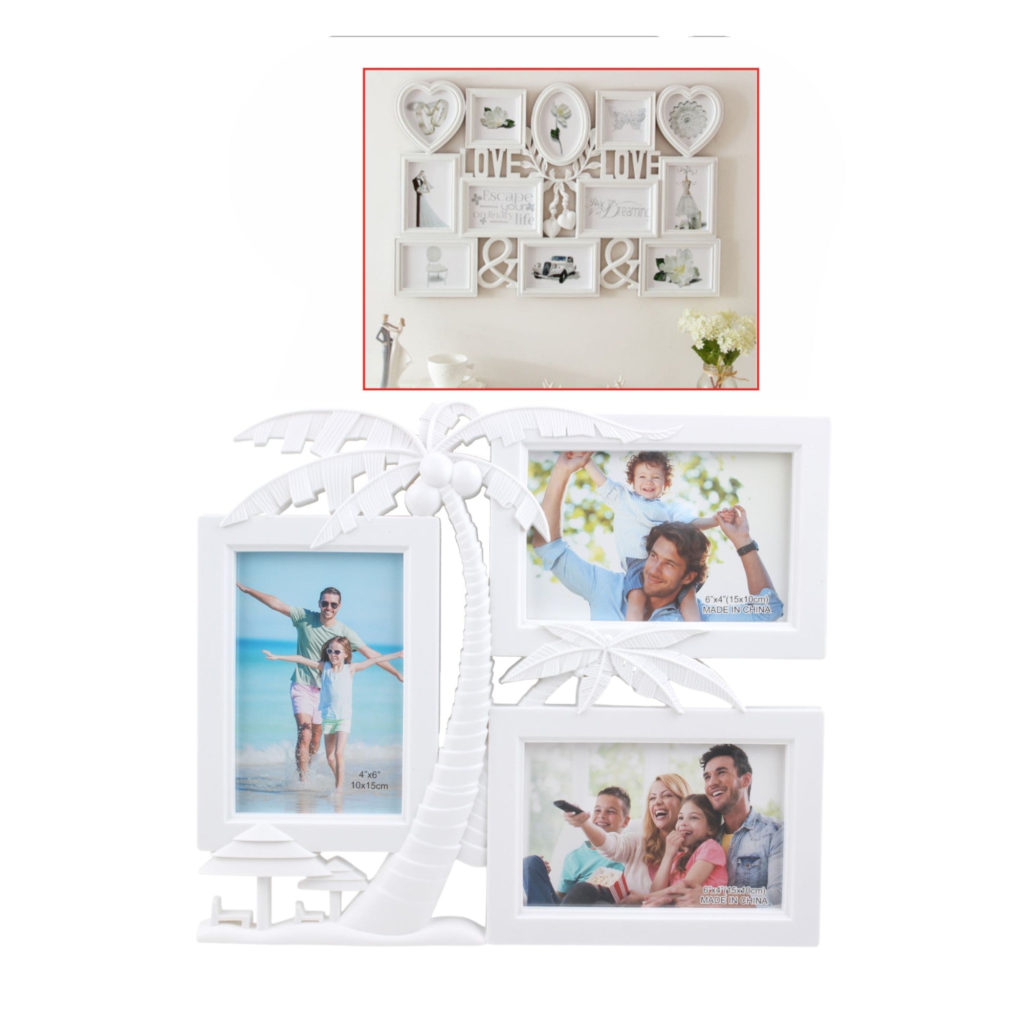 Set de Marcos para 3 Fotos de 28x33cm