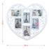 Set de marcos para 5 fotos en Corazon 52x58cm