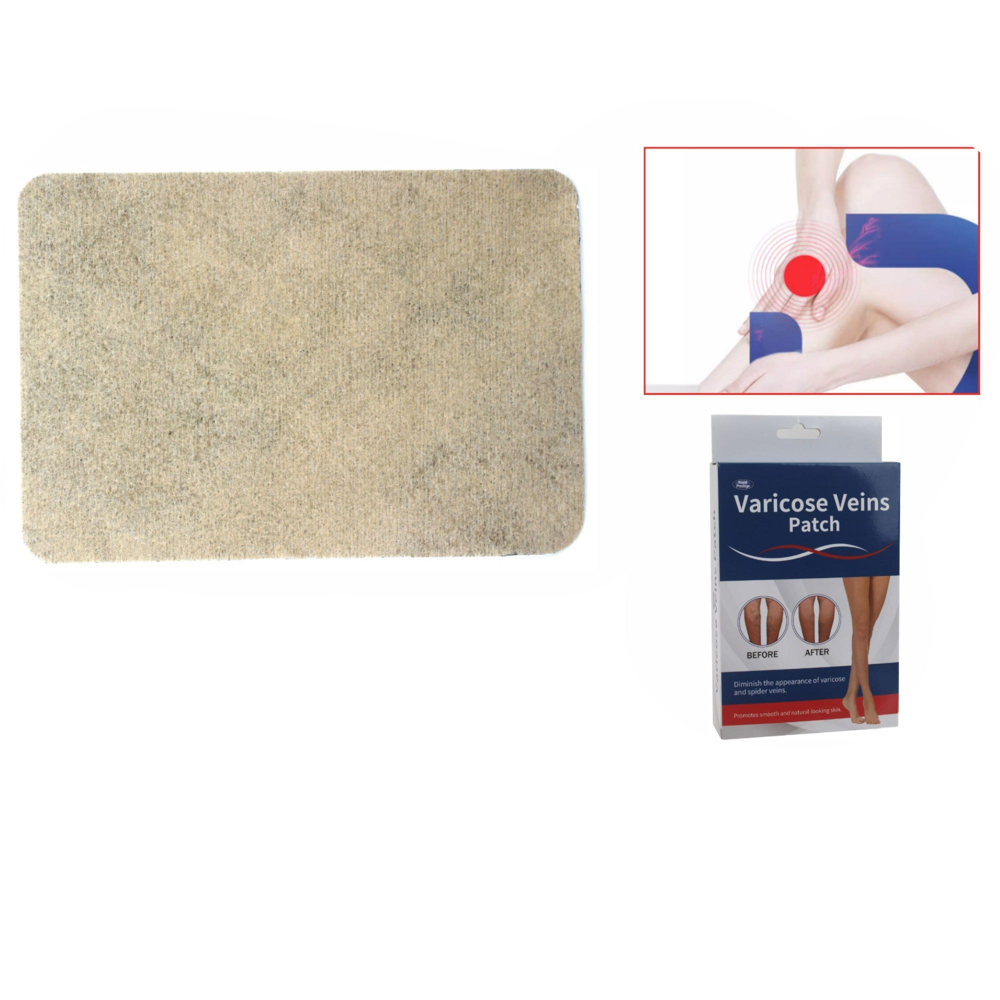 🦵 Parche para Várices – 10 Unidades