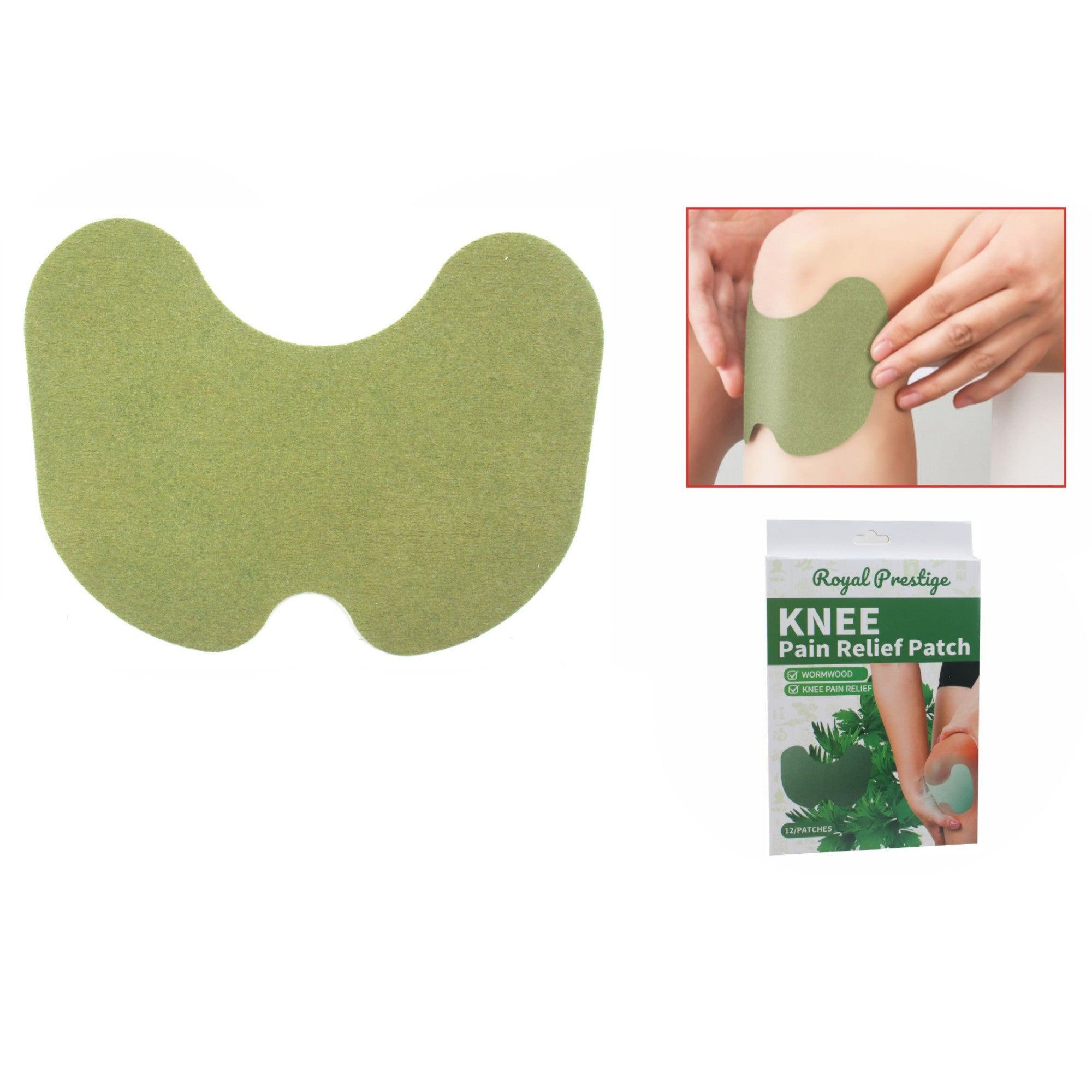 🦵 Parche para Alivio del Dolor de Rodilla – 12 Unidades