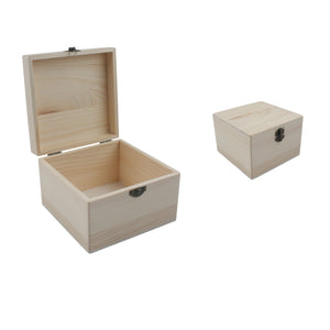 Caja de madera cuadrada - Q&X